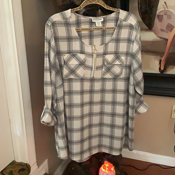 C.D Daniels Ladies Blouse Top 2X woman’s Shirt - Picture 9 of 9